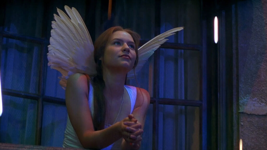 Juliet on the balcony
(Claire Danes in Baz Luhrmann 1996 movie Romeo + Juliet)