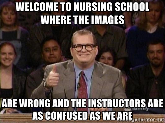 Bienvenue à l'école d'infirmier, où les images sont fausses et les formateurs aussi confus que les étudiants